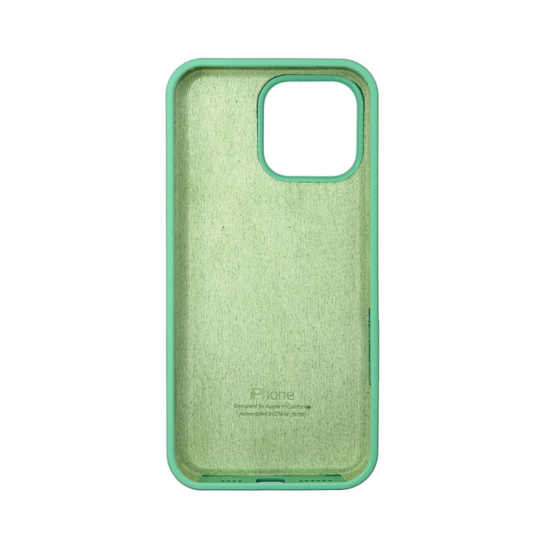 Чехол Silicone Case iPhone 16 Pro Max Зеленый (Spearmint)