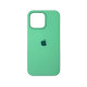 Чехол Silicone Case iPhone 16 Pro Max Зеленый (Spearmint)