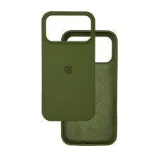 Чехол Silicone Case Зеленый (Dark Olive) iPhone 17 Pro Max