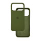 Чехол Silicone Case Зеленый (Dark Olive) iPhone 17 Pro Max