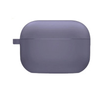 Чехол футляр для наушников AirPods Pro3 с микрофиброй Серый (Lavander gray)