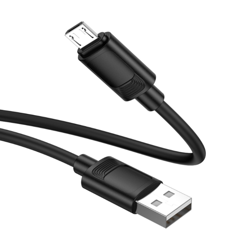 Кабель USB-Micro USB Hoco X122 2.4A 1m Black
