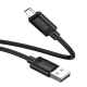 Кабель USB-Micro USB Hoco X122 2.4A 1m Black