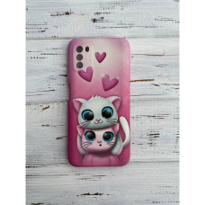 Чехол накладка Silicone case Picture (2) Samsung A22 / M32