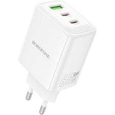 Мережевий адаптер Borofone BN32 Cargador GaN PD65W+QC3.0