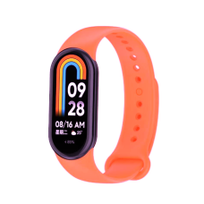 Ремінець Mi Smart band 8/9 силікон Яскраво-помаранчевий