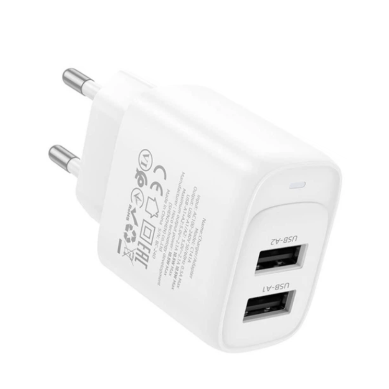 Сетевой адаптер Hoco C141A Smart 2.1A 2USB
