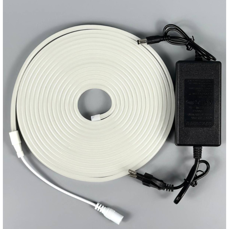 Світлодіодна силіконова стрічка LED NEON 5m 12V-220V White