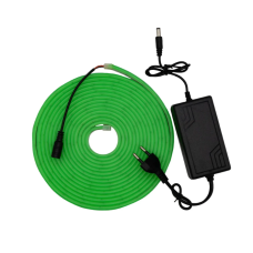 Светодиодная силиконовая лента LED NEON 5m 12V-220V Зеленая