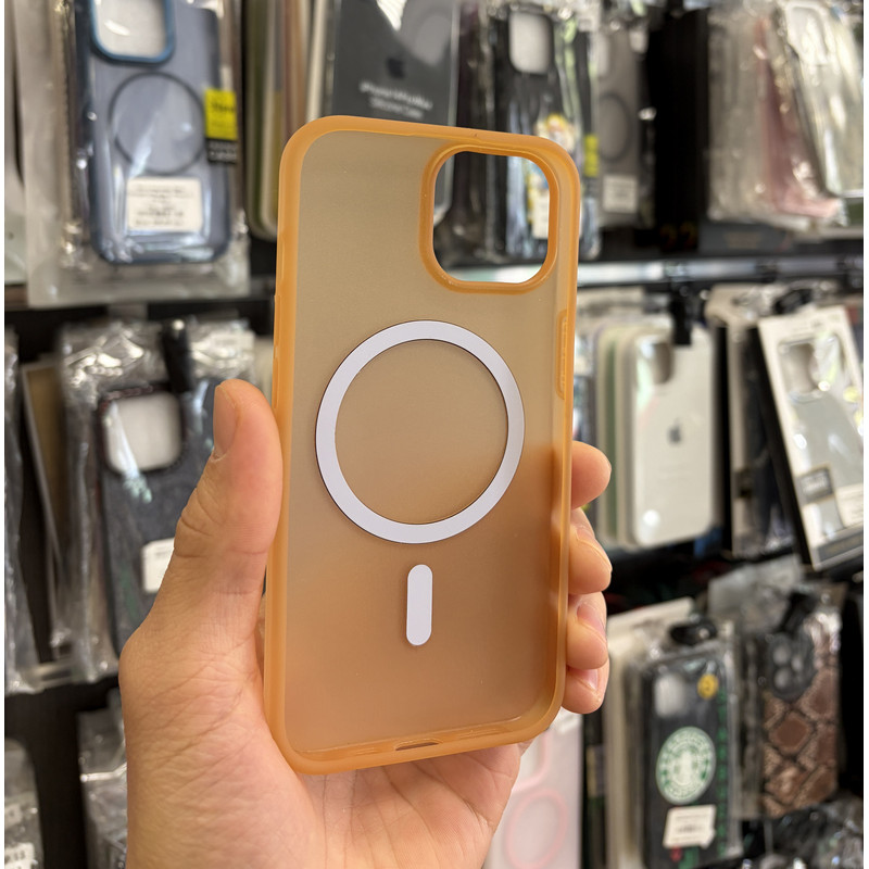 Чехол накладка Smoky Case with MagSafe iPhone 13 Pro Coffee Brown
