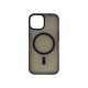 Чехол накладка Smoky Case with MagSafe iPhone 15 Black