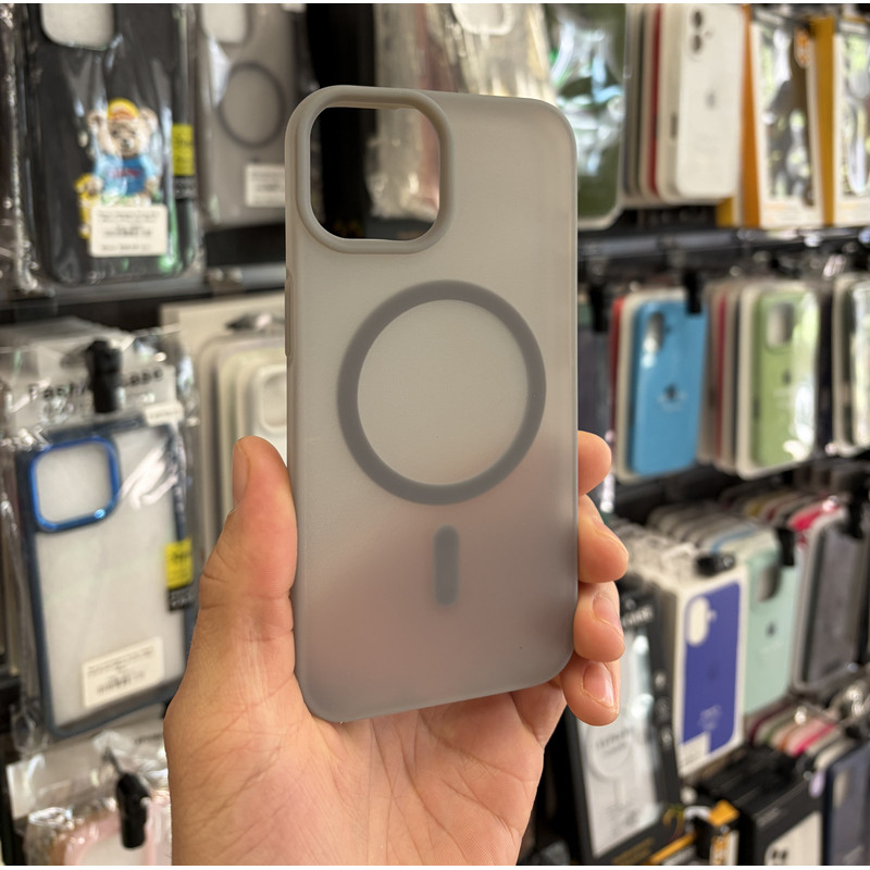 Чохол накладка Smoky Case with MagSafe iPhone 15 Gray