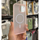 Чохол накладка Smoky Case with MagSafe iPhone 13 Pro Light Pink