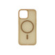 Чехол накладка Smoky Case with MagSafe iPhone 14 Pro Coffee Brown