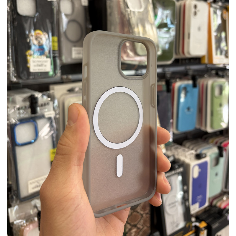 Чохол накладка Smoky Case with MagSafe iPhone 14 Pro Gray