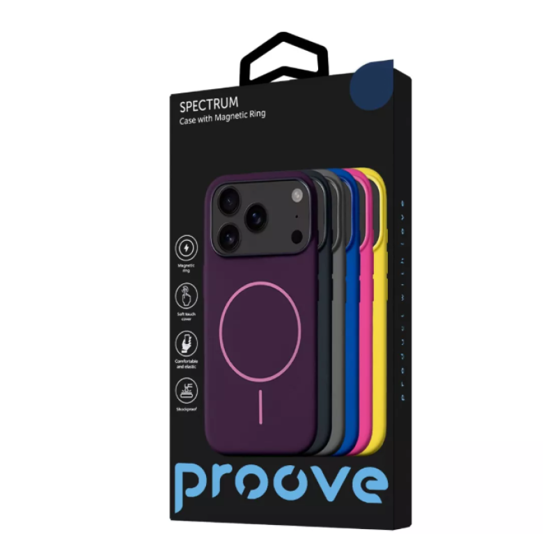 Чохол накладка Proove Spectrum Case with MagSafe iPhone 17 Pro Рожевий (Powder pink)