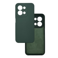 Чохол накладка Silicone Cover Soft Touch ЗК Xiaomi Redmi 15C Темно-зелений