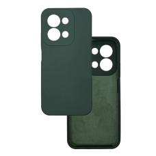 Чехол накладка Silicone Cover Soft Touch ЗК Xiaomi Redmi 15C Тёмно-зелёный