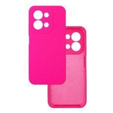 Чехол накладка Silicone Cover Soft Touch ЗК Xiaomi Redmi 15C Фуксия