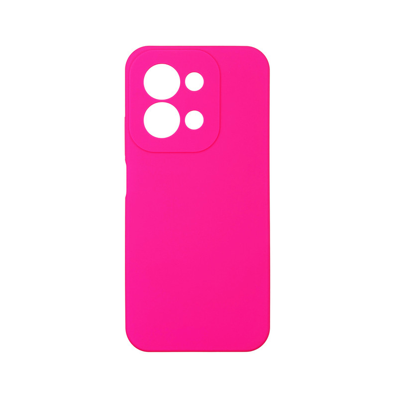 Чехол накладка Silicone Cover Soft Touch ЗК Xiaomi Redmi 15C Фуксия