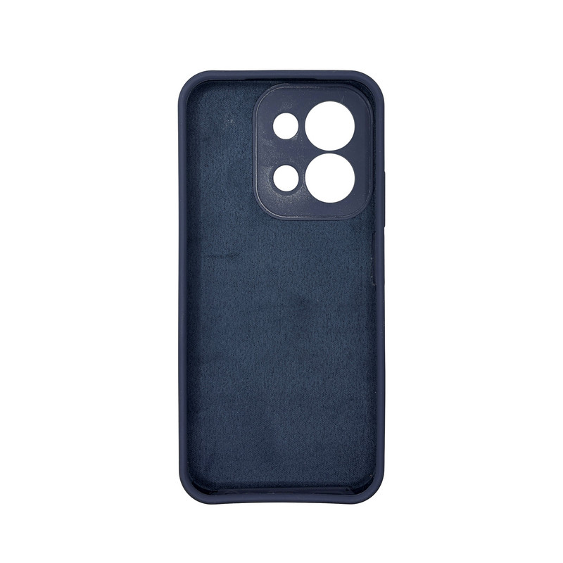 Чехол накладка Silicone Cover Soft Touch ЗК Xiaomi Redmi 15C Тёмно-синий