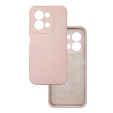Чехол накладка Silicone Cover Soft Touch ЗК Xiaomi Redmi 15C Пудра