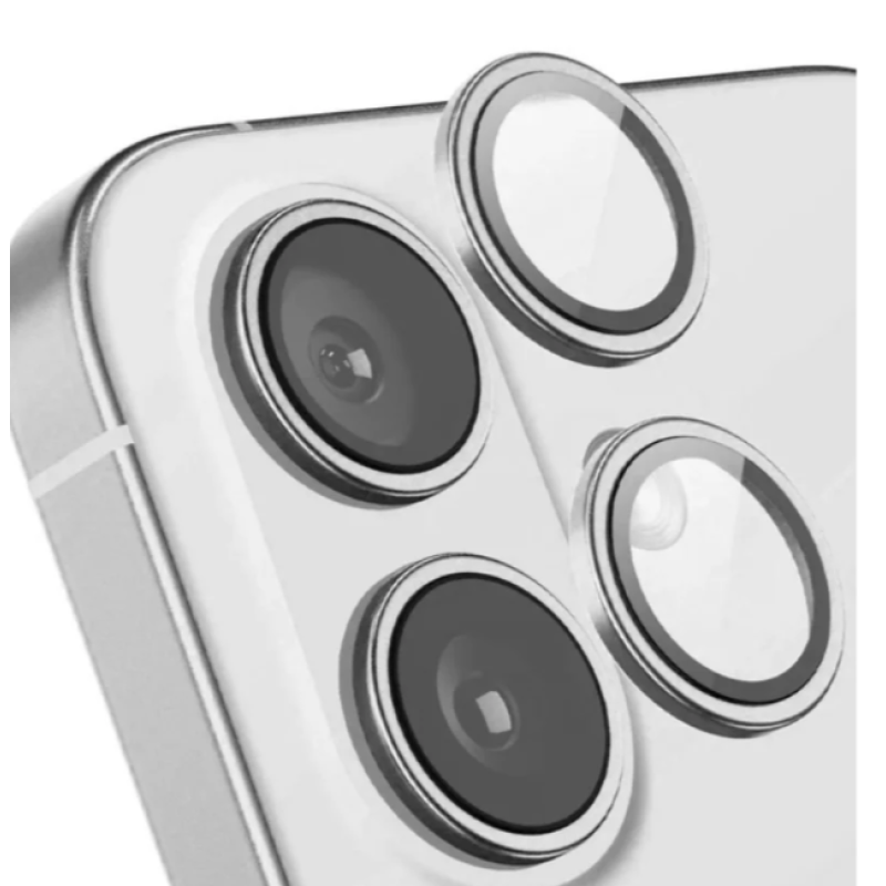 Защитное стекло для камеры iPhone 17 Silver