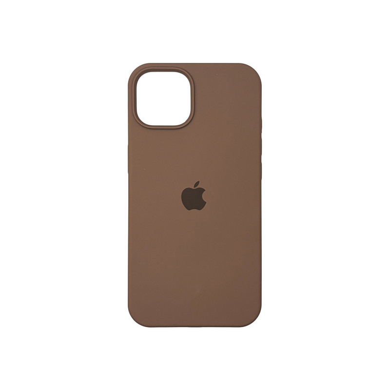Чехол Silicone Case iPhone 15 Коричневый (Brown)