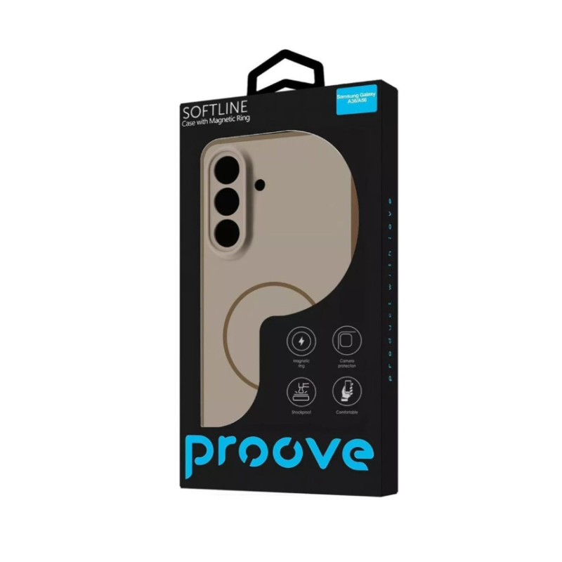 Чехол накладка Proove Softline Case with Magnetic Ring Samsung A26 / A17 Beige