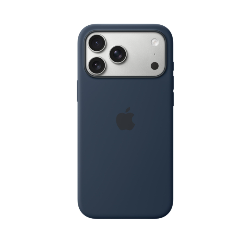 Чохол Silicone Case Original with MagSafe за анімацією iPhone 17 Pro Темно-синій (Midnight)