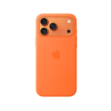 Чохол Silicone Case Original with MagSafe за анімацією iPhone 17 Pro Max помаранчевий (Orange)