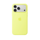 Чохол Silicone Case Original with MagSafe за анімацією iPhone 17 Pro Max Жовтий (Neon Yellow)
