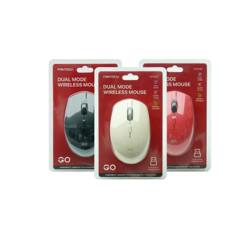 Мишка бездротова FANTECH GO W193D Червона