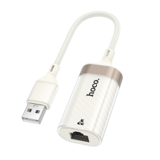 Переходник OTG Hoco UA41 Crystal USB to RJ45 (100 mbps)