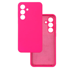 Чехол накладка Silicone Cover Soft Touch ЗК Samsung S26 Фуксия