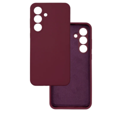 Чехол накладка Silicone Cover Soft Touch ЗК Samsung S26 Бордовый