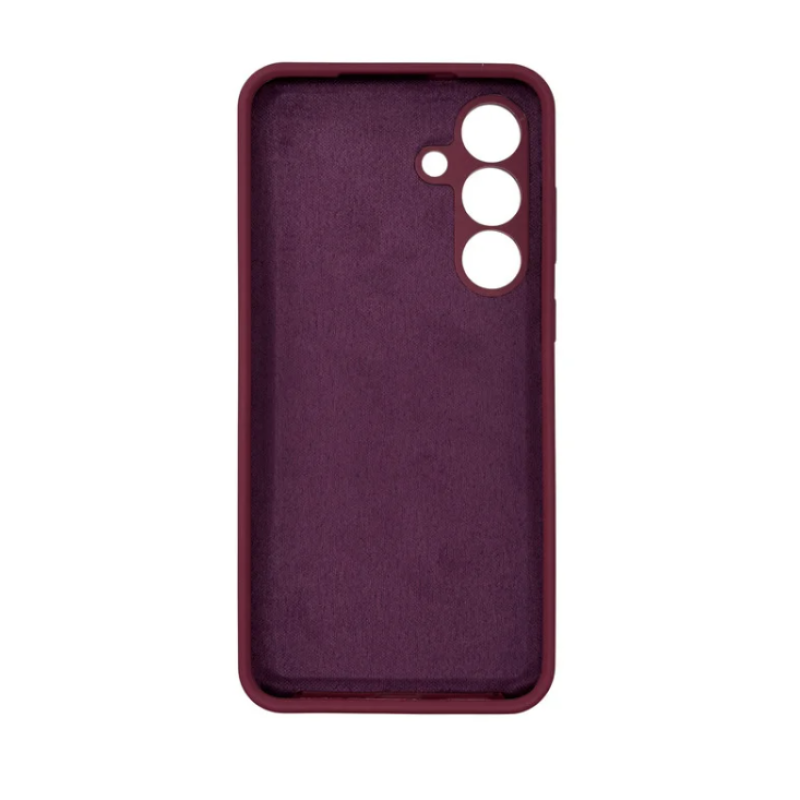 Чохол накладка Silicone Cover Soft Touch ЗК Samsung S26 Бордовий