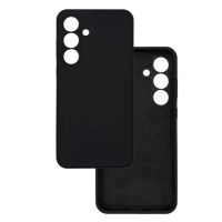 Чехол накладка Silicone Cover Soft Touch ЗК Samsung S26 Черный