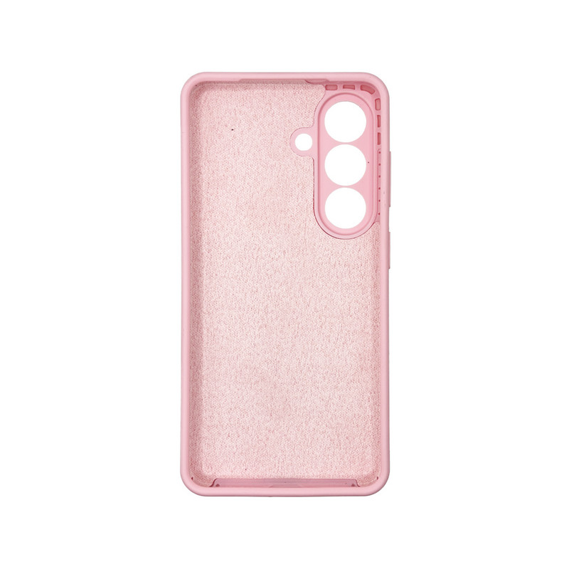 Чехол накладка Silicone Cover Soft Touch ЗК Samsung S26 Розовый