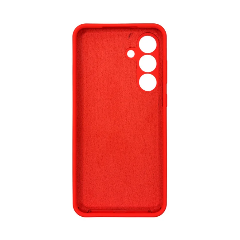 Чехол накладка Silicone Cover Soft Touch ЗК Samsung S26 Plus Красный