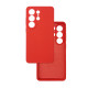 Чехол накладка Silicone Cover Soft Touch ЗК Samsung S26 Ultra Красный