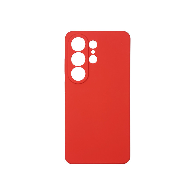 Чехол накладка Silicone Cover Soft Touch ЗК Samsung S26 Ultra Красный