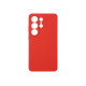 Чехол накладка Silicone Cover Soft Touch ЗК Samsung S26 Ultra Красный
