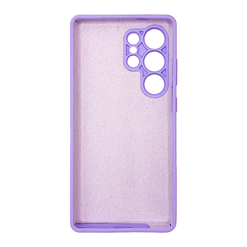 Чехол накладка Silicone Cover Soft Touch ЗК Samsung S26 Ultra Лаванда