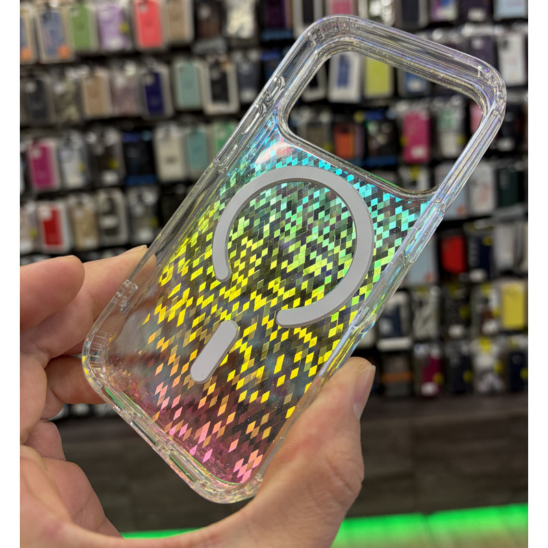 Чехол накладка Prisma MagSafe iPhone 17 Pro max Mosaic