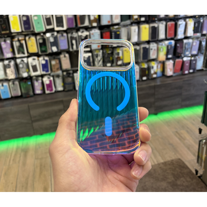 Чехол накладка Prisma MagSafe iPhone 17 Pro max Ocean
