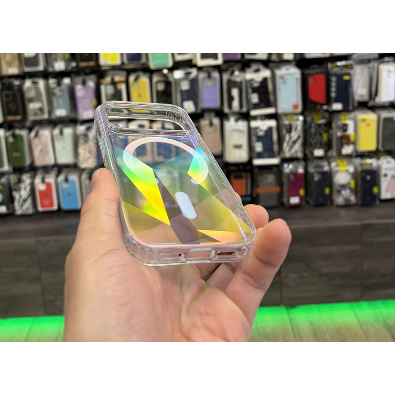Чехол накладка Prisma MagSafe iPhone 17 Pro max Prism