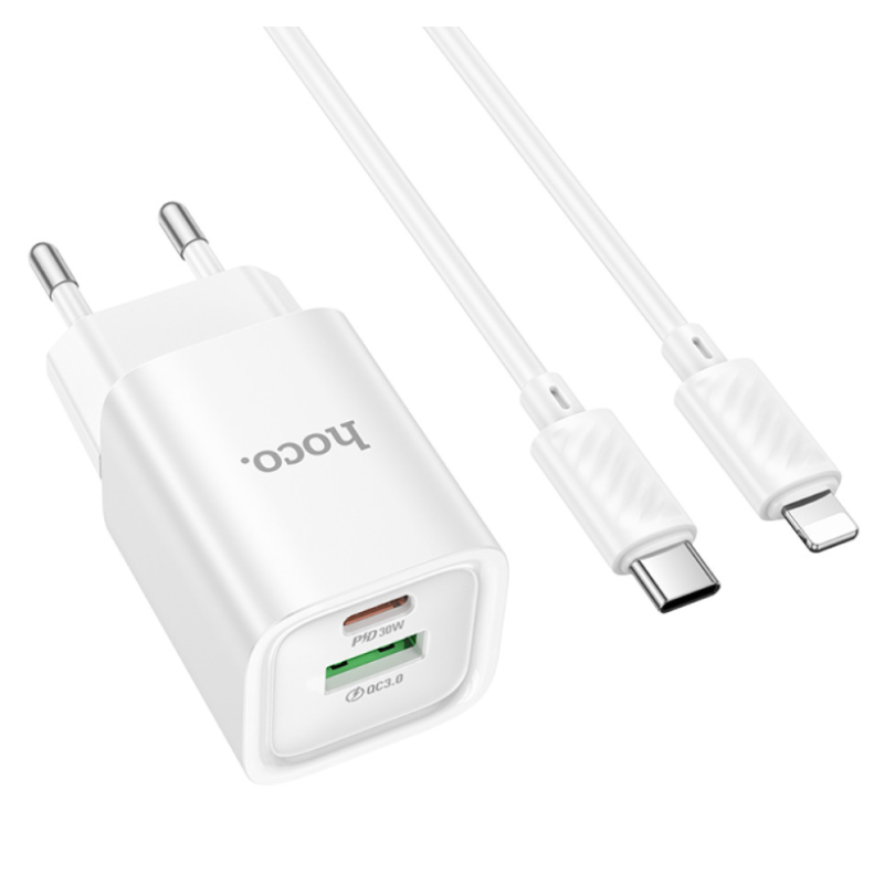 СЗУ Hoco C149A Charm PD30W+QC3.0 Type-C to Lightning