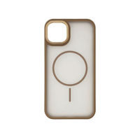 Чохол накладка Matte Corrugated Camera with MagSafe iPhone 15 Brown