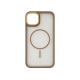 Чохол накладка Matte Corrugated Camera with MagSafe iPhone 15 Brown